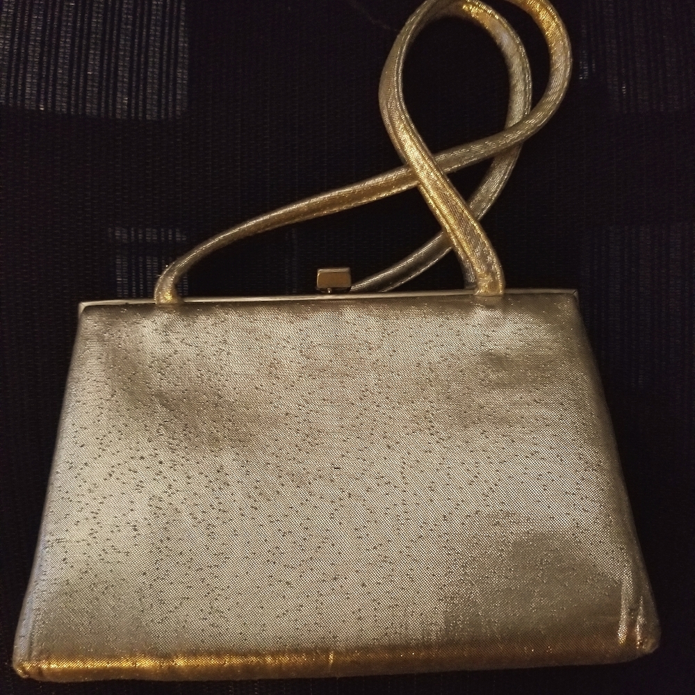 Vintage Gold Shoulder Bag